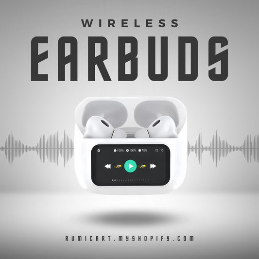A9 Pro 2 Earbuds with Touchscreen Display